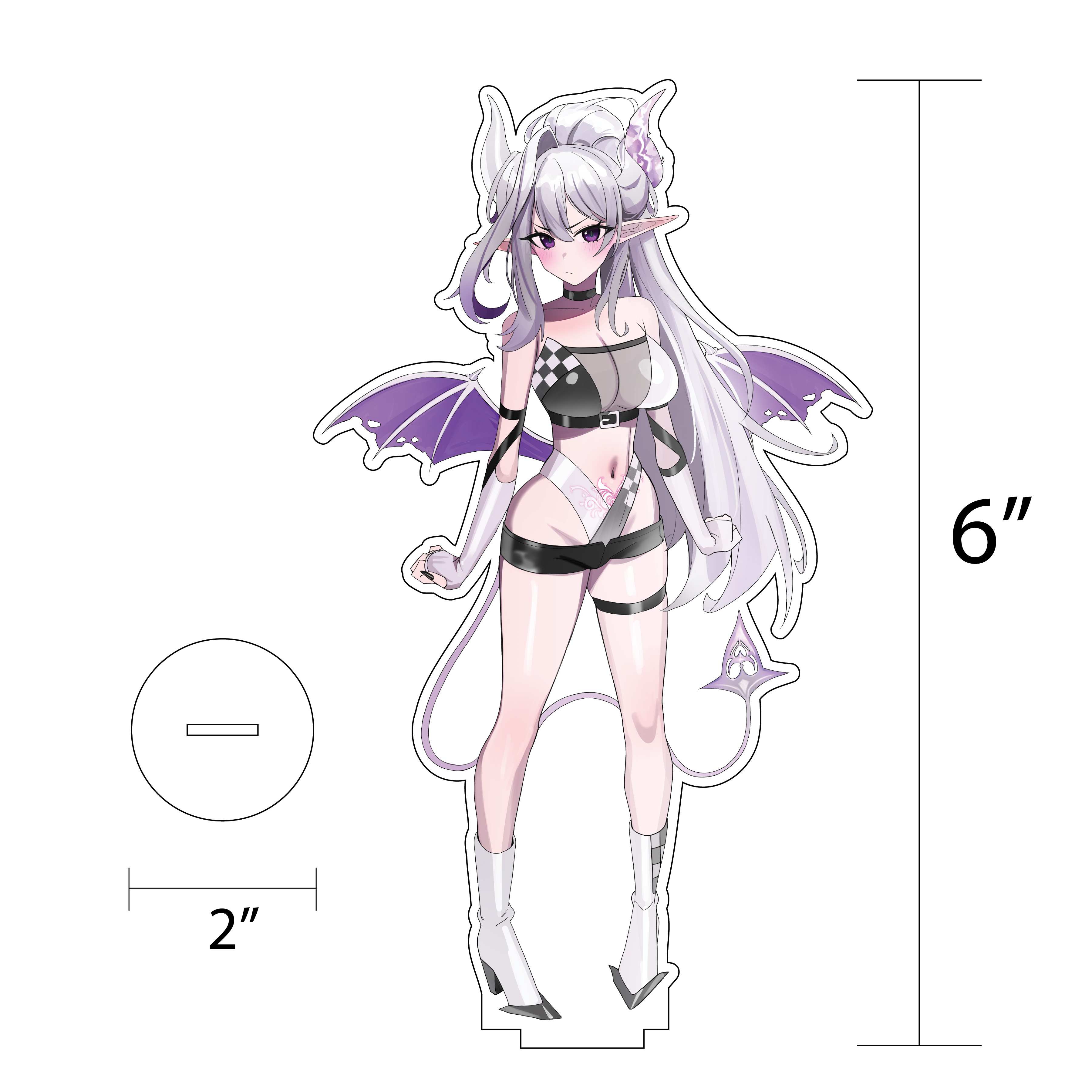 Mirune Mochi Race Queen Acrylic Stand