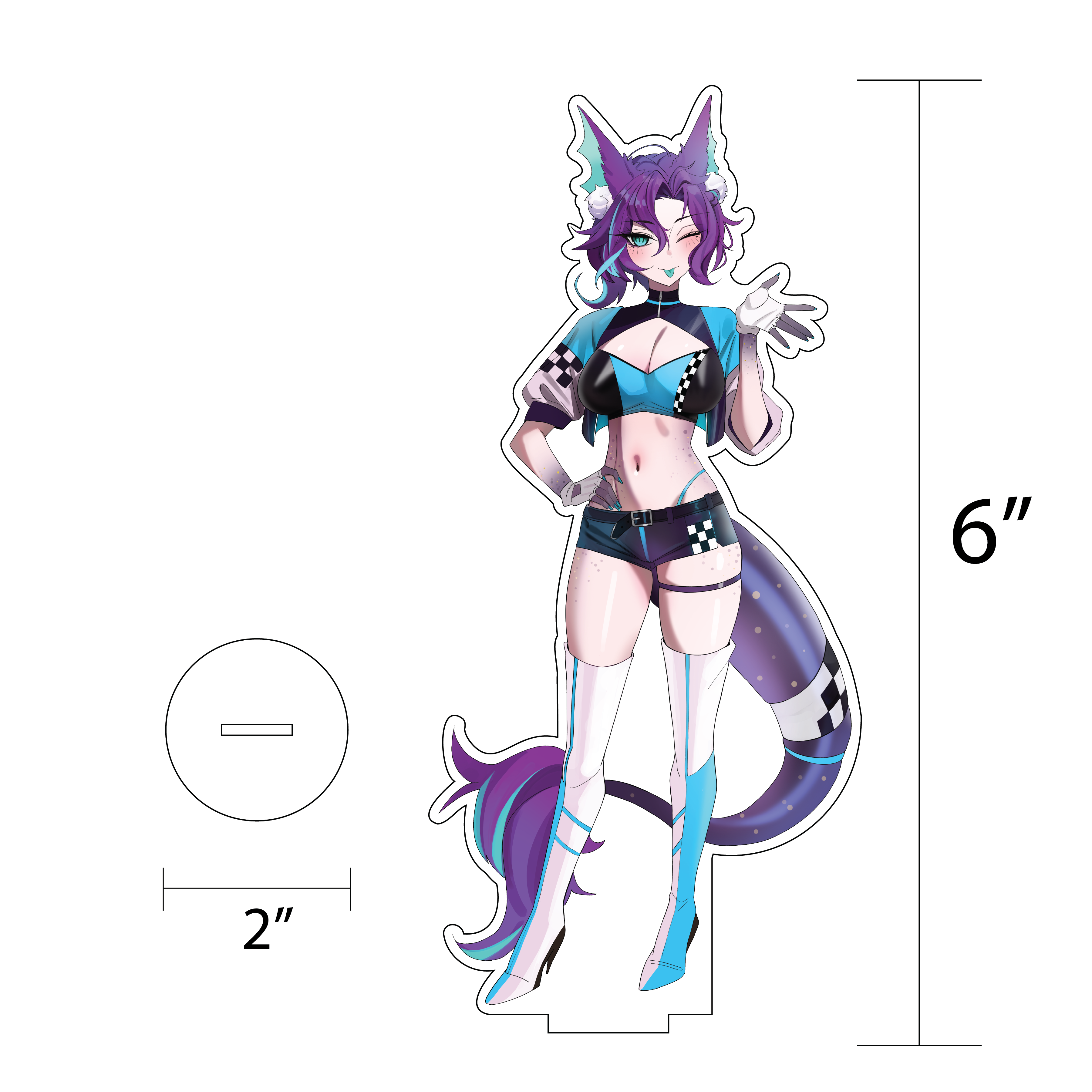 Ramaea Race Queen Acrylic Stand